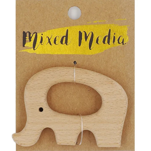 Elephant Shape Dummy Wood Ring